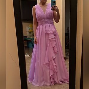 Lavender MacDuggal evening gown with tags